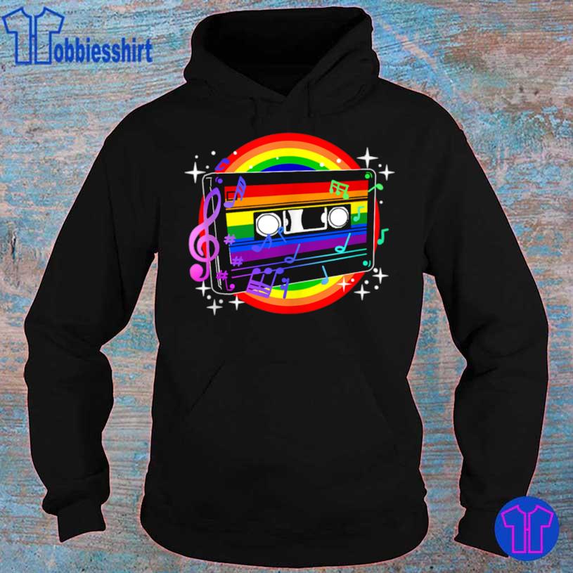 Gay Pride Music Note Shirt hoodie