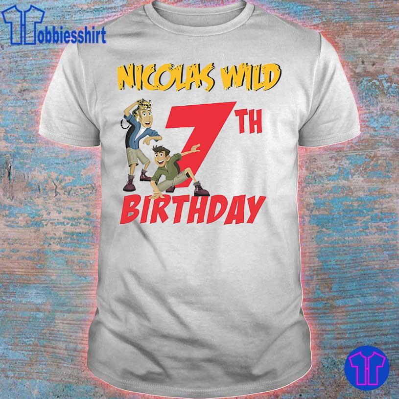 Nicolas wild 7TH Birthday shirt