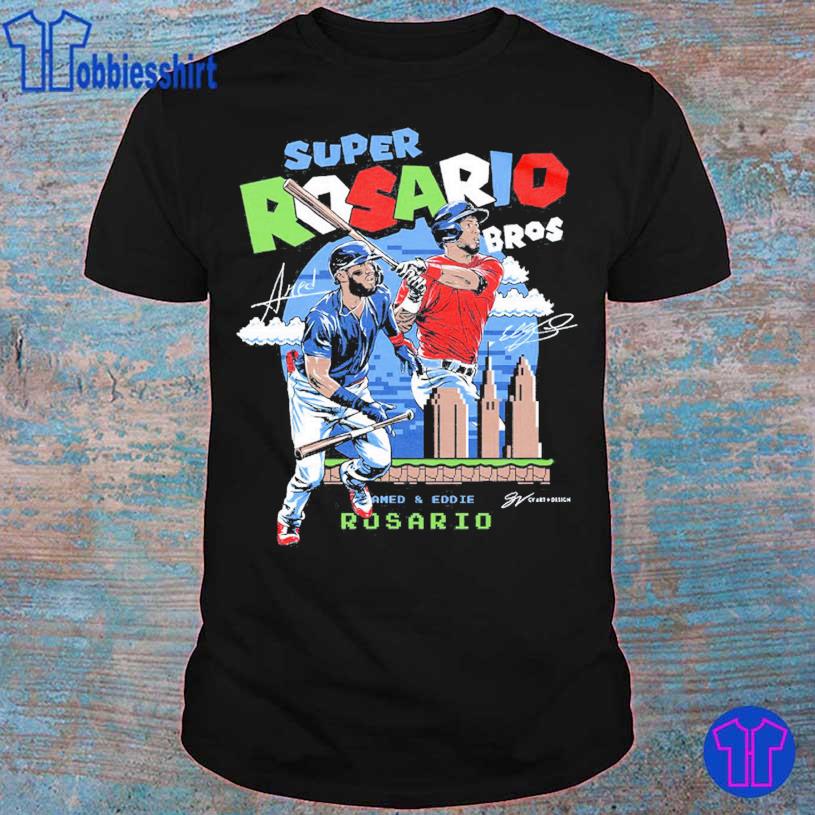 Super Rosario Bros Amed & Eddie Rosario signature shirt - Dalatshirt