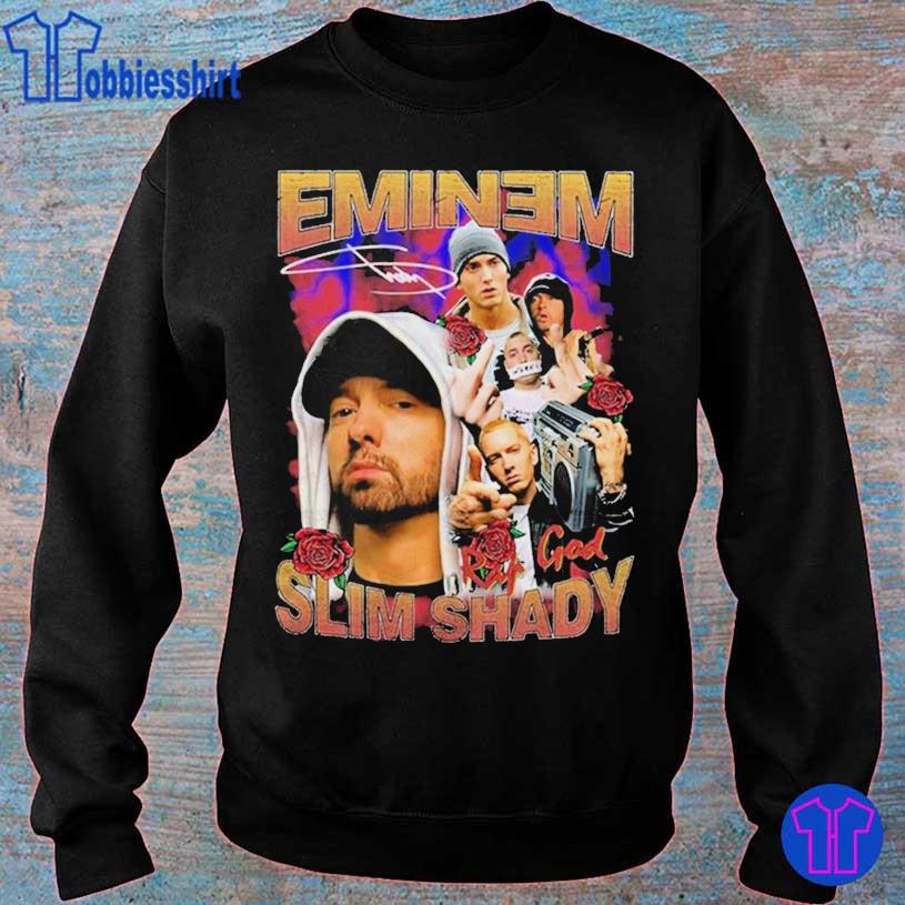 Eminem RAP GOD BLACK HOODIE Slim Shady rap god pullover m