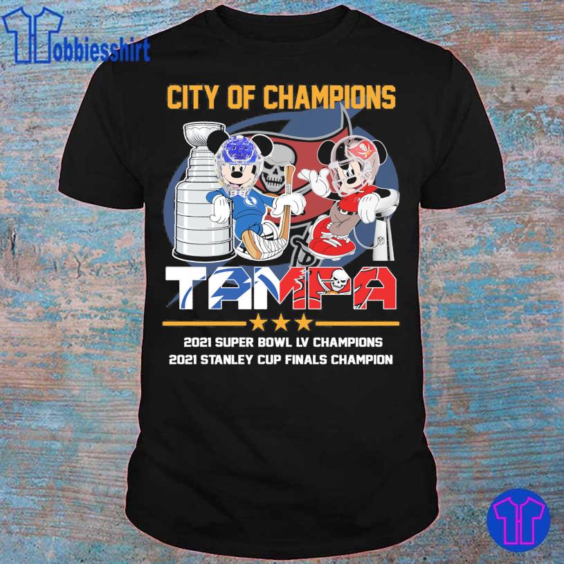 Drastisk grim personificering Mickey Mouse Tampa 2021 Supper Bowl LV Champions 2021 Stanley Cup Finals  Champion Shirt, hoodie, sweater, long sleeve and tank top