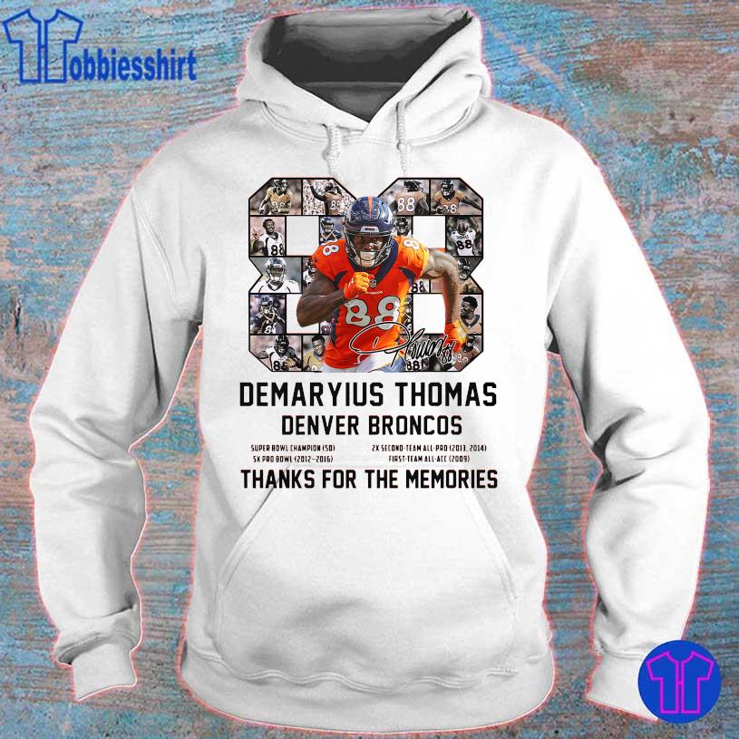 Demaryius Thomas Denver Broncos Thank You For The Memories Shirt -  High-Quality Printed Brand