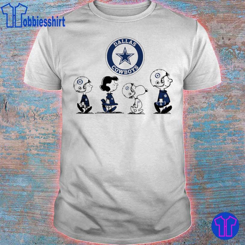 Snoopy Charlie Brown Happy Dallas Cowboys Shirt - High-Quality Printed Brand