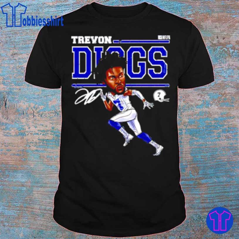 Dallas Cowboys trevon diggs cartoon signature shirt, hoodie