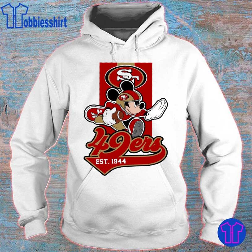 Mickey Mouse Player San Francisco 49Ers T-Shirt