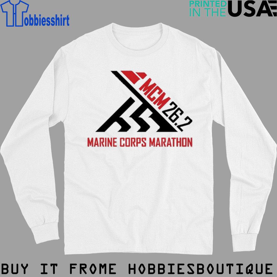 Gray Marine Corps Marathon 26.2 T-Shirt - The Marine Shop