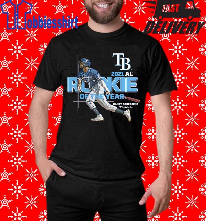 Tampa Bay Rays Randy Arozarena 2021 AL Rookie of the Year T-Shirt