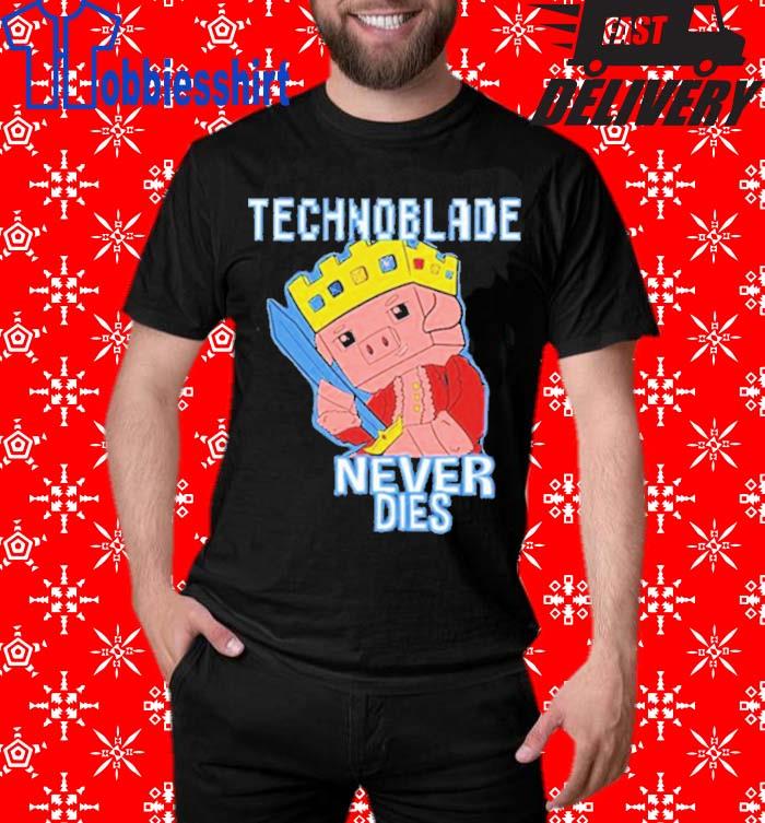 Technoblade merch technoblade never dies shirt, hoodie, sweater, long  sleeve and tank top