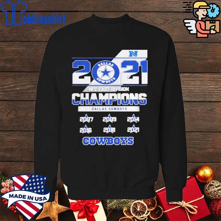 Dallas Cowboys Run The East NFC Division Champions T-Shirt - Trends Bedding