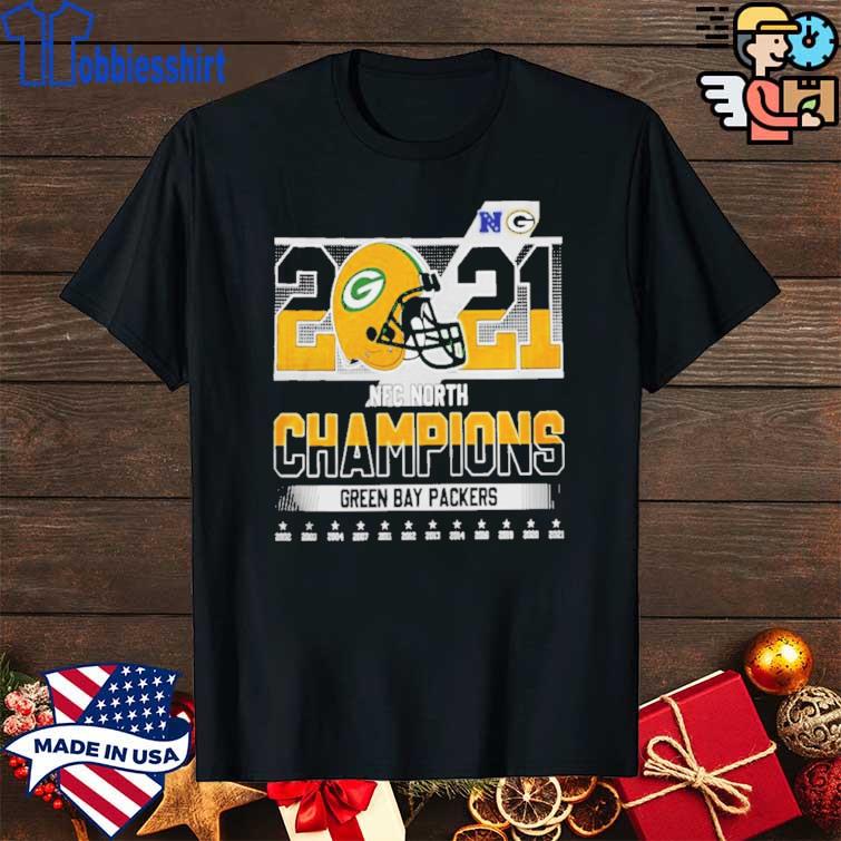 Green Bay Packers NFC North Division Champions 2002-2021 shirt, hoodie,  sweater, long sleeve and tank top