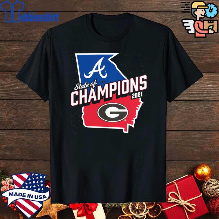Buy Georgia Bulldogs x Atlanta Braves State of Champions Shirt For