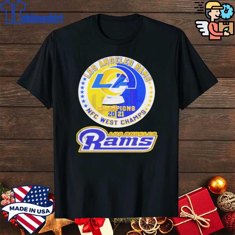 Los Angeles Rams champions 2021 NFC west champs logo T-shirt, hoodie,  sweater, long sleeve and tank top