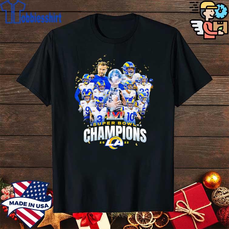 22 Super Bowl LVI Champion Luxury Brand 3D T-Shirt