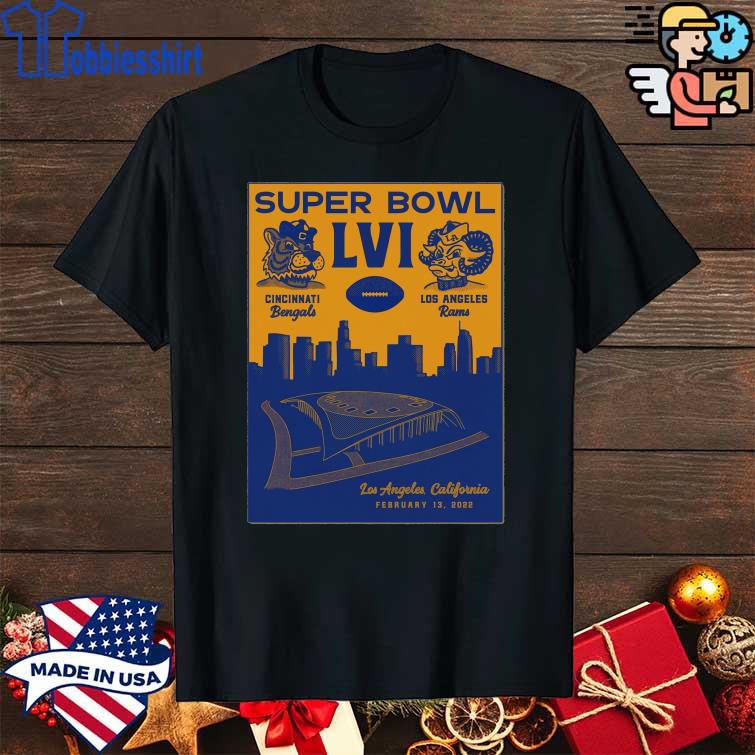 Cincinnati Bengals Los Angeles Rams 2022 LVI Super Bowl Shirts, hoodie,  sweater, long sleeve and tank top