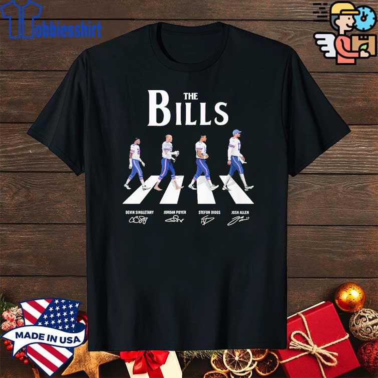 The Buffalo Bills abbey road signatures 2022 shirt, hoodie, sweater, long  sleeve and tank top