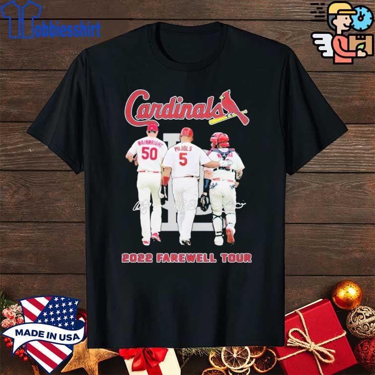 St Louis Cardinals 2022 Farewell Tour signatures shirt,Sweater, Hoodie, And  Long Sleeved, Ladies, Tank Top