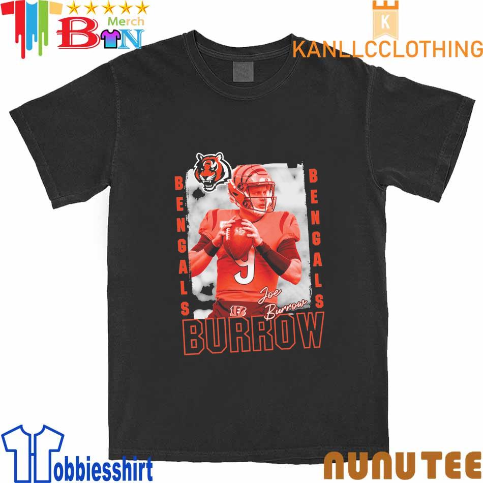 Youth Cincinnati Bengals Joe Burrow Black Play Action Graphic T-Shirt,  hoodie, sweater, long sleeve and tank top