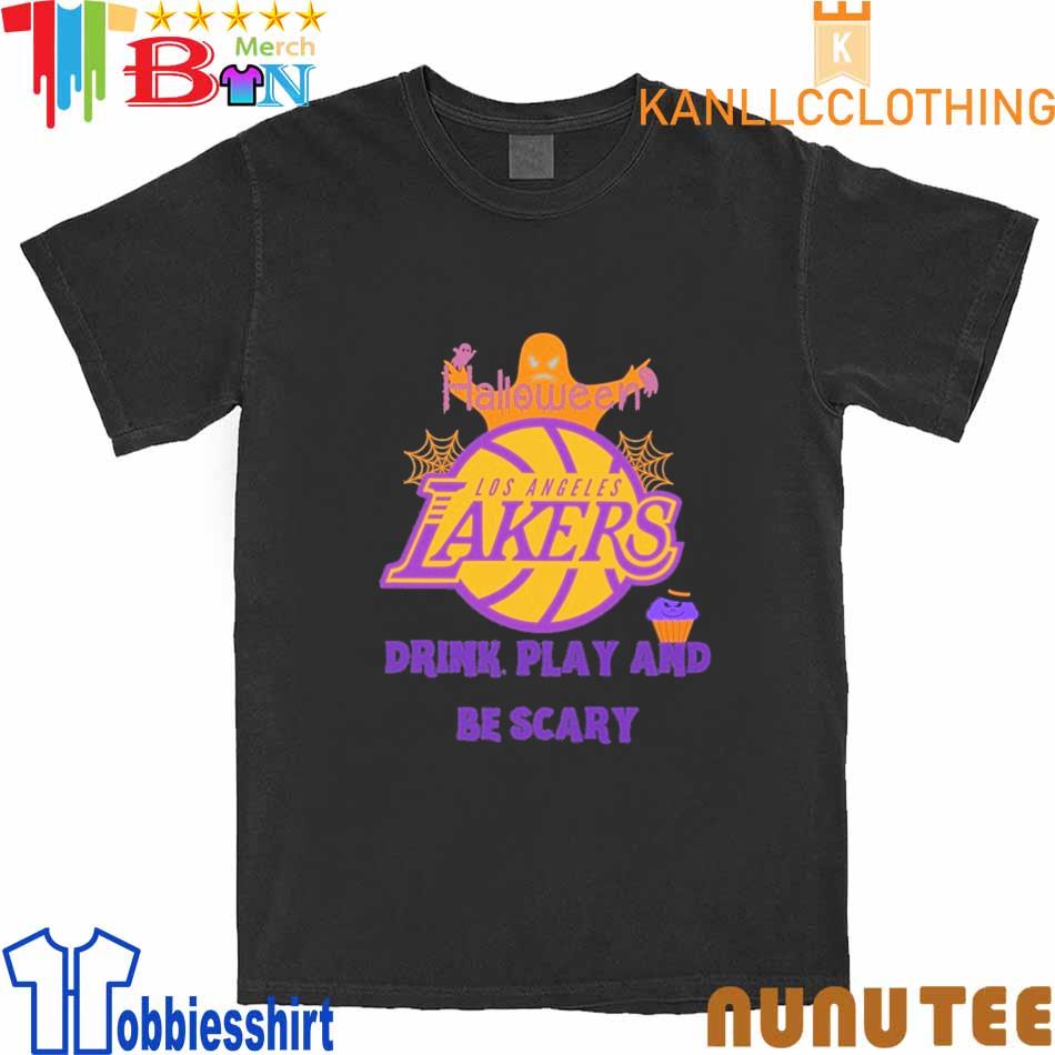 Los Angeles Lakers Halloween Drink Play and be Scary shirt