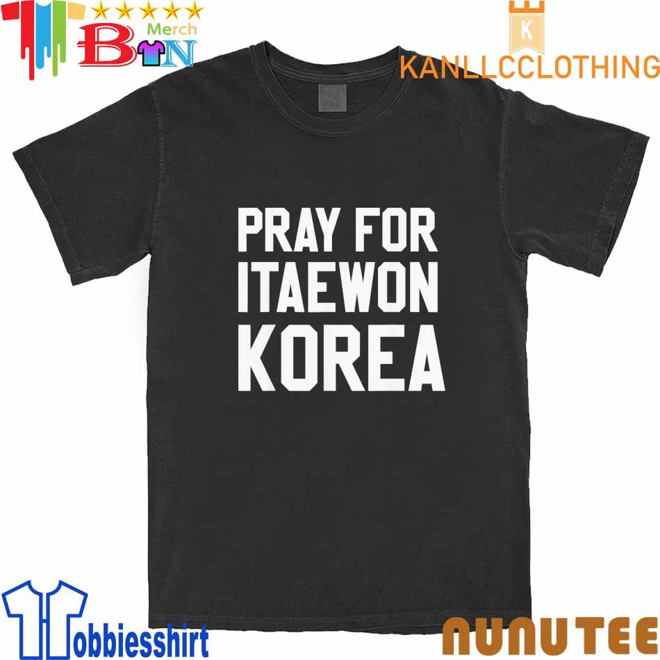 Official Pray For Korea Itaewon Strong Horror Halloween 2022 Shirt