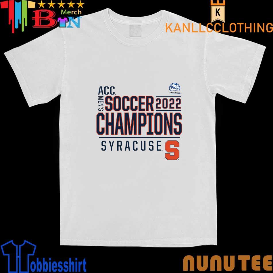 ACC Men's Soccer 022 Champions Syracuse shirt