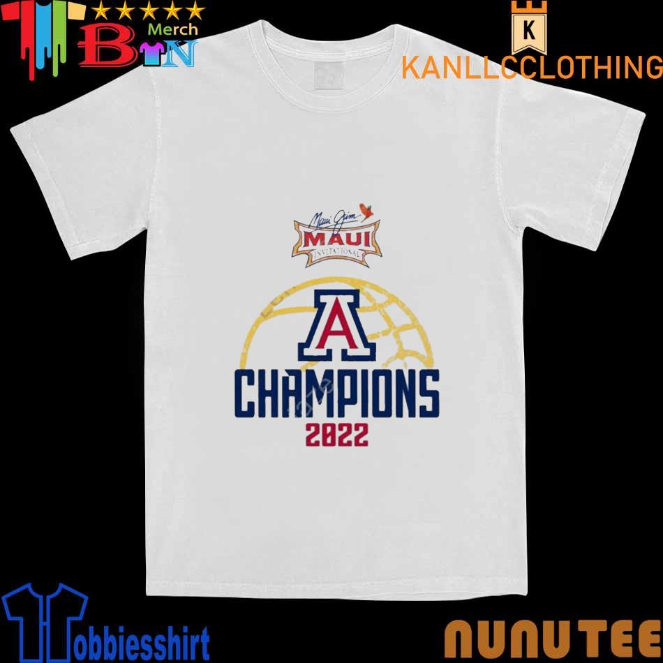 Arizona Basketball Maui Hoops Championship Game Shirt