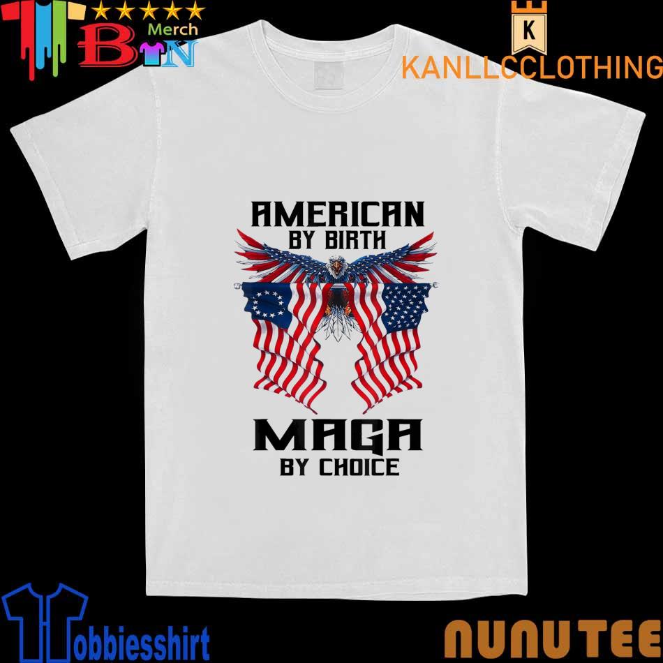 Eagle Usa Flag Patriot Maga By Choice T-Shirt