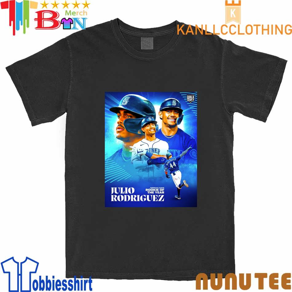 Julio Rodriguez MLB 2022 A.L. Rookie of the Year T-Shirts