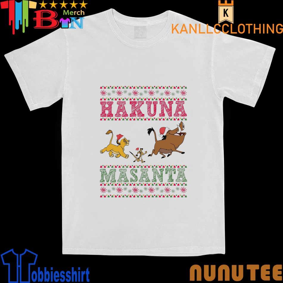 Lion King Hakuna Masanta Christmas 2022 shirt