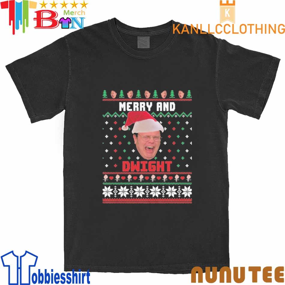 Merry and Dwight Ugly Christmas 2022 Sweater