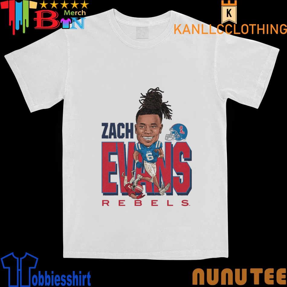Ole Miss Rebels Zach Evans Rebels shirt