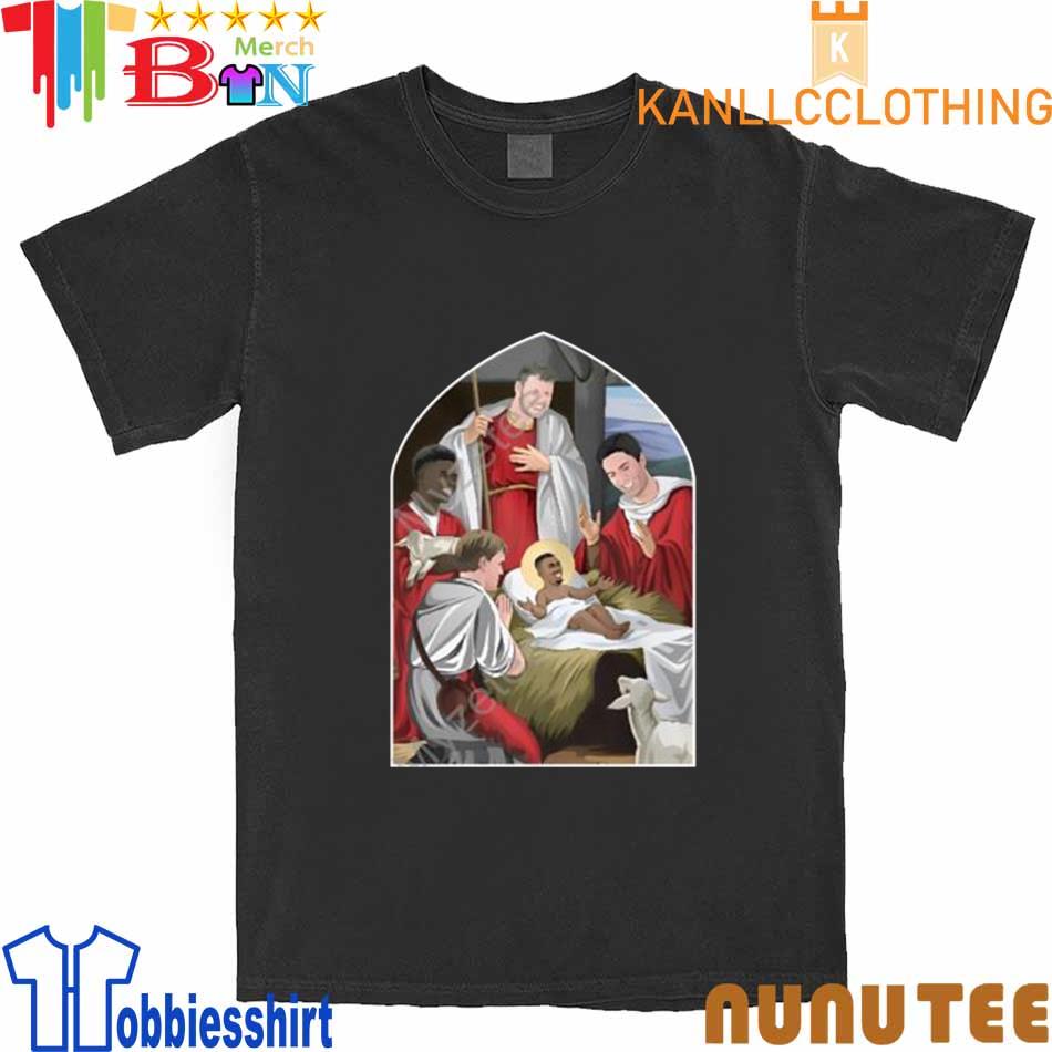 Scoredit Merch Arsenal Nativity Adults Christmas Jumper Shirt