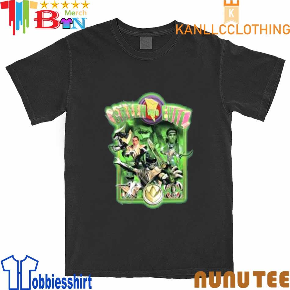 Tycun Green With Evil Mighty Morphin Power Rangers shirt