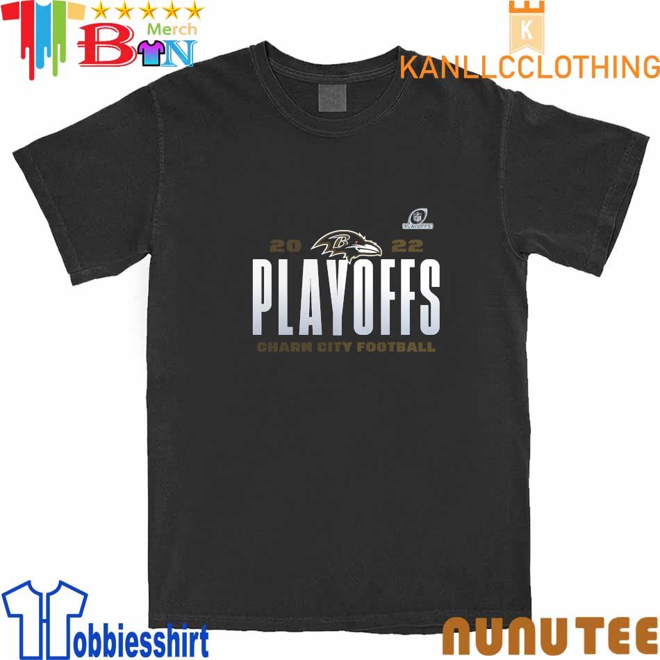 Playoffs 2022 baltimore ravens logo shirt, hoodie, sweater, long