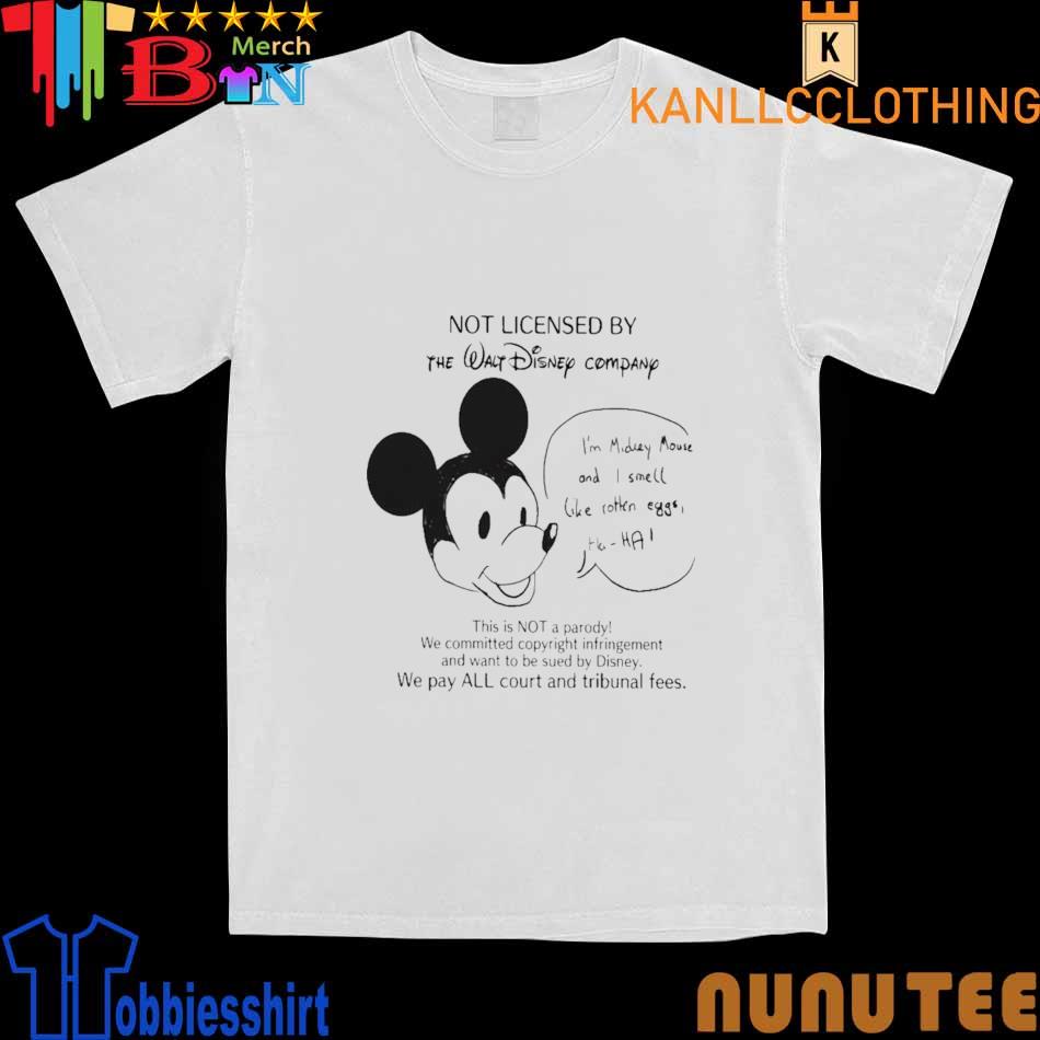 Not Licensed By The Walt Disney Company shirt