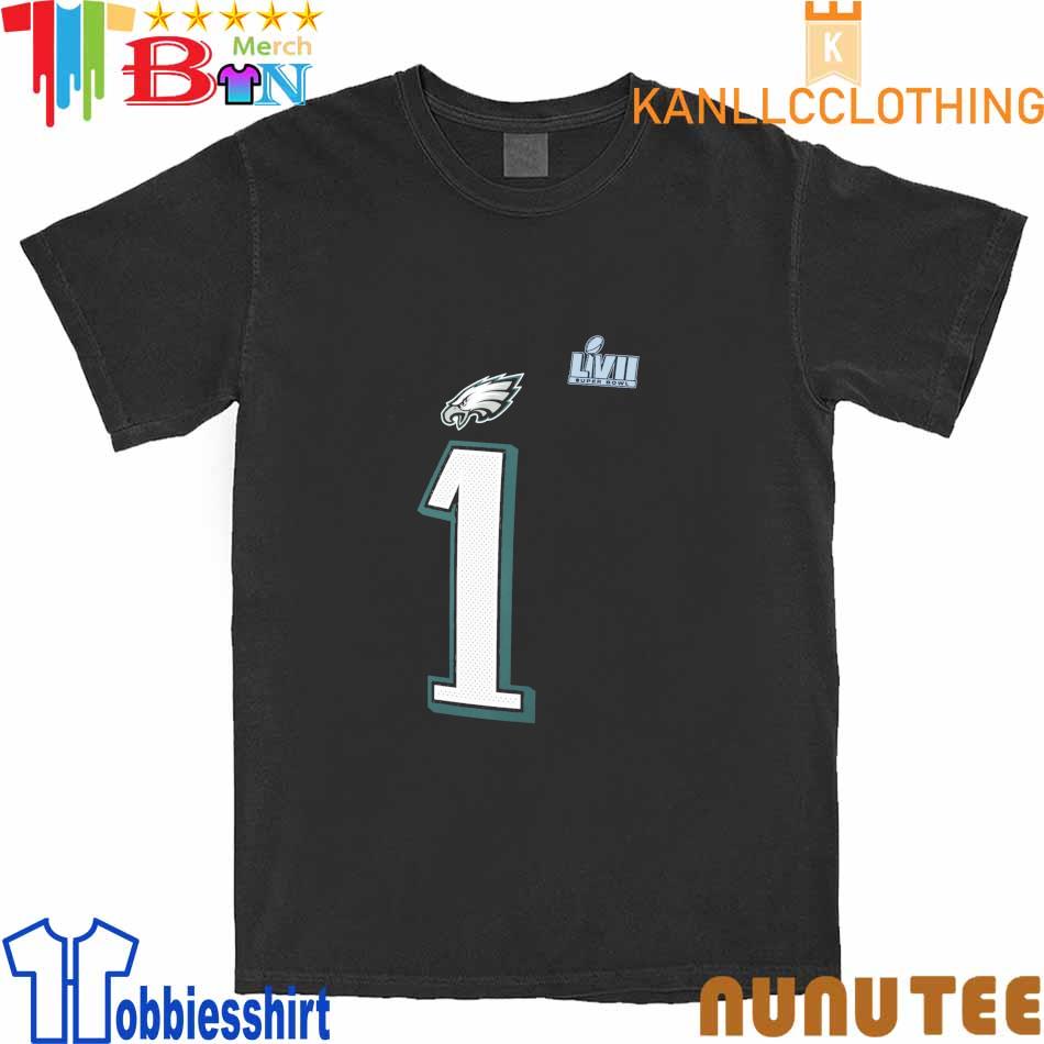 Premium Jalen Hurts Philadelphia Eagles Nike Super Bowl LVII Name Number  T-Shirt, hoodie, sweater, long sleeve and tank top