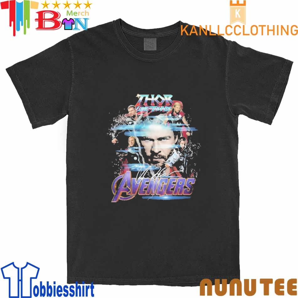 Thor Love And Thunder Avengers signatures Shirt