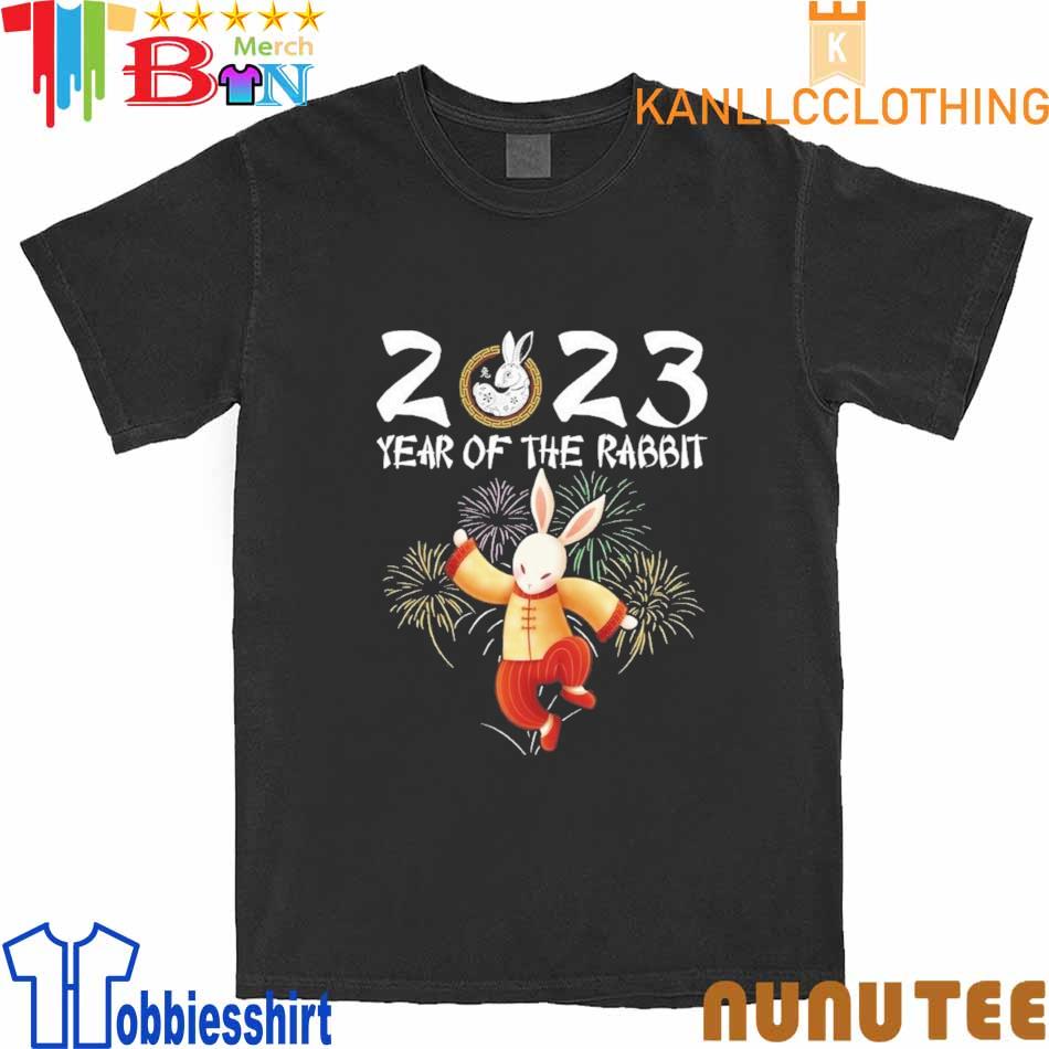 Year Of The Rabbit 2023 Zodiac Chinese New Year 2023 Happy Dancing T-Shirt