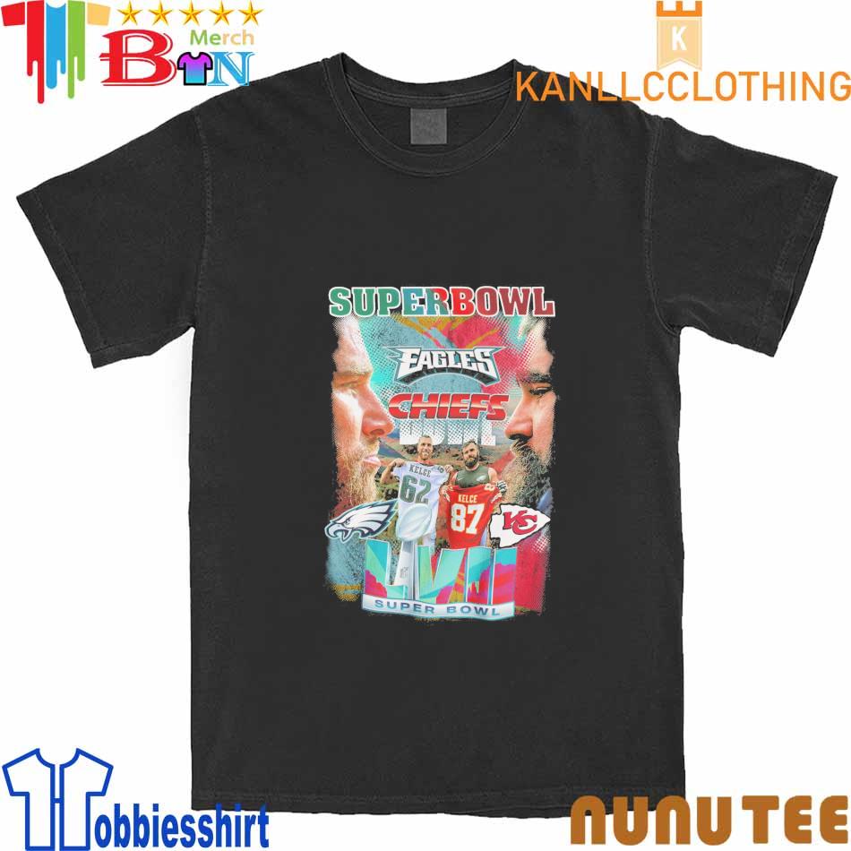 Super Bowl LVII Kelce Tee. Kelce Vs Kelce T-shirt. Chiefs Fan 