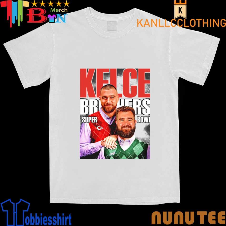 Kelce brothers super bowl chiefs shirt, hoodie, sweater, long