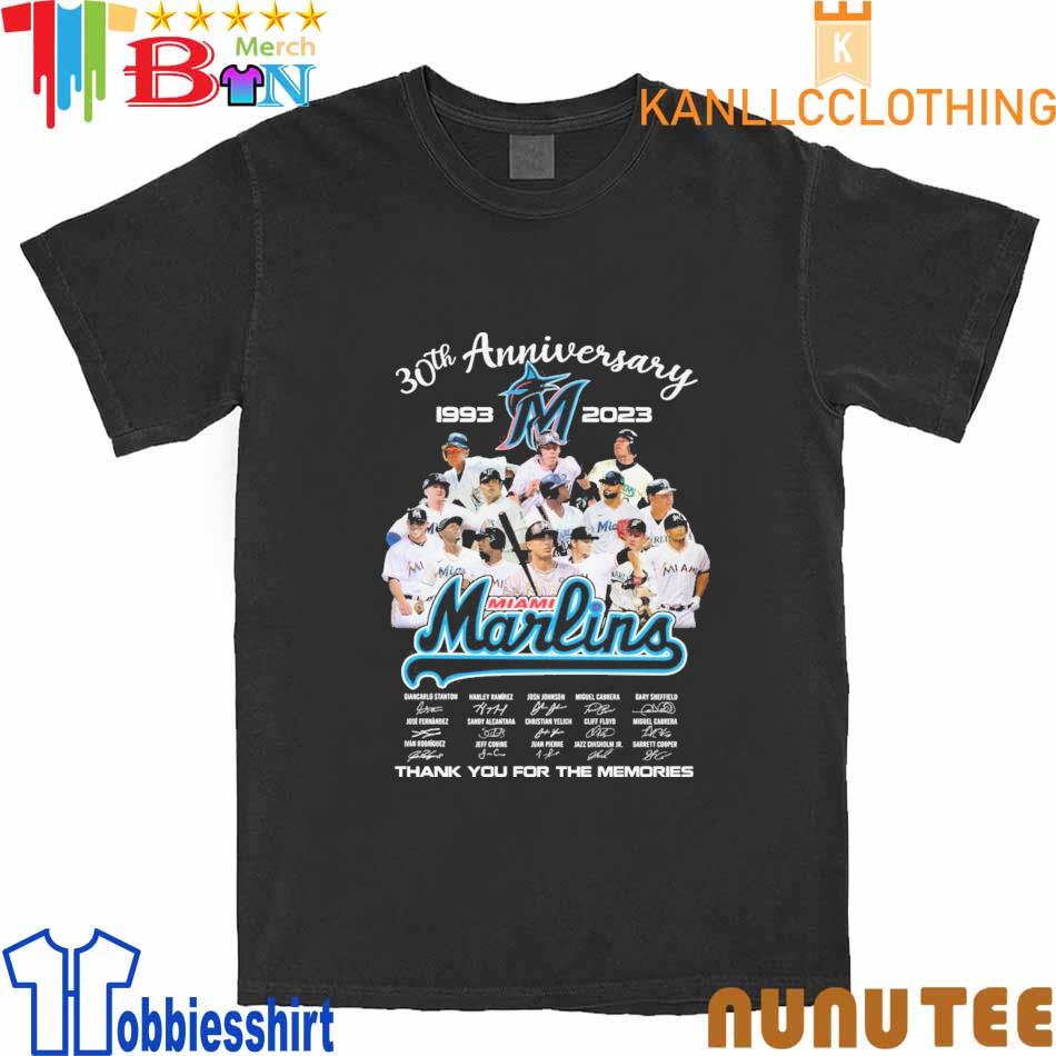 Miami Marlins 30th Anniversary 1993-2023 Thank You For The
