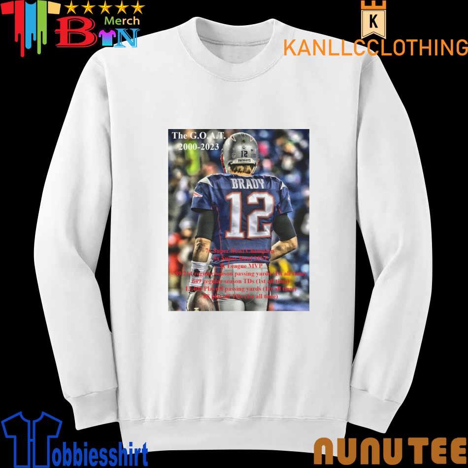 Tom Brady New England Patriots GOAT shirt, hoodie, sweater, long sleeve and  tank top