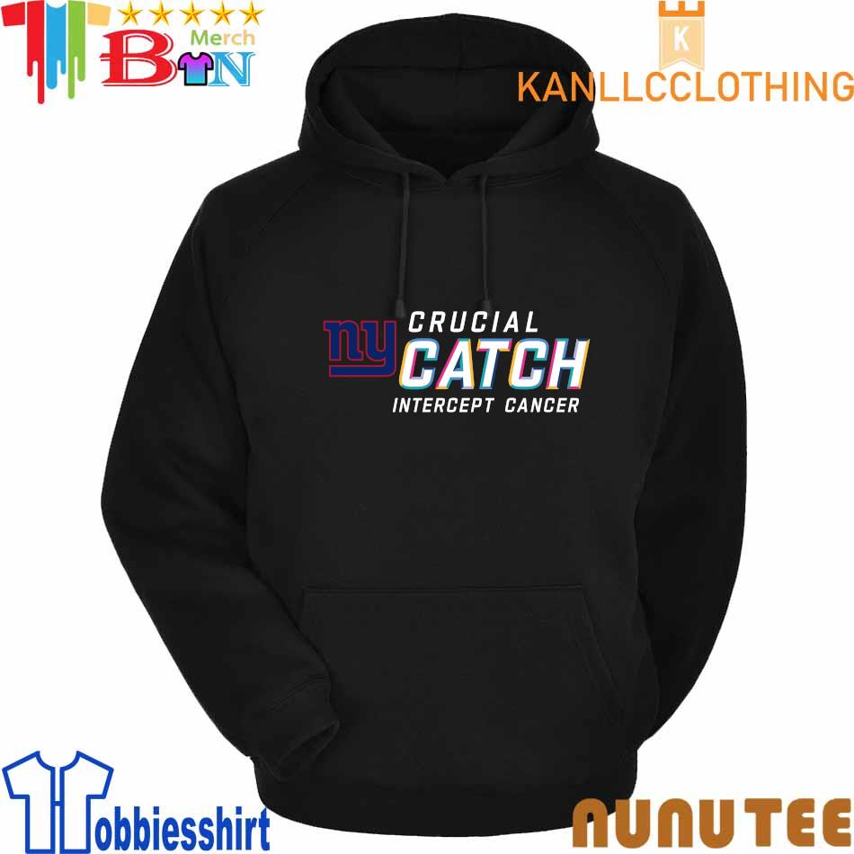 New York Giants Crucial Catch intercept cancer shirt, hoodie, sweater, long  sleeve and tank top