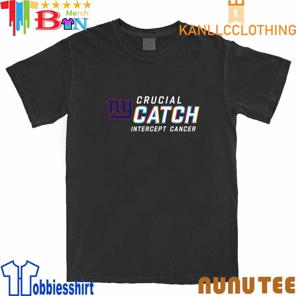 New York Giants Crucial Catch intercept cancer shirt, hoodie