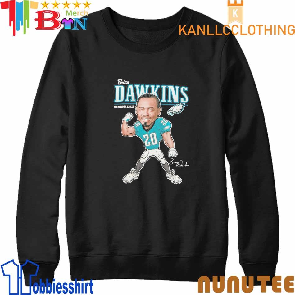 Mitchell and Ness Philadelphia Eagles Brian Dawkins Jersey Crewneck  Sweatshirt in 2023