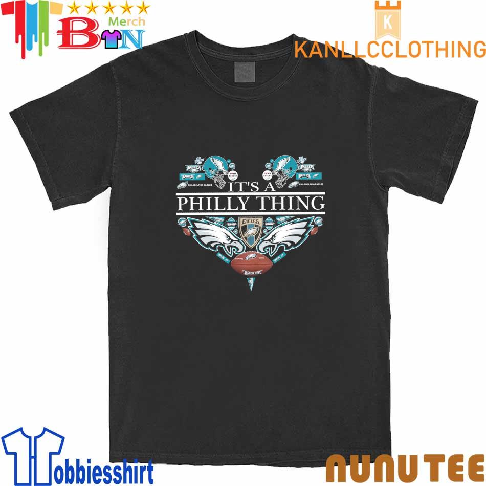 Official Philadelphia Eagles heart it's a Philly thing shirt