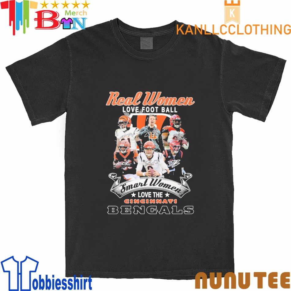 Real women love football smart women love the Cincinnati Bengals 2023 shirt,  hoodie, sweater, long sleeve and tank top