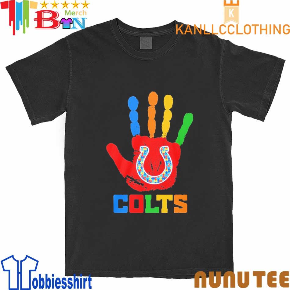 Indianapolis Colts hand autism 2023 shirt