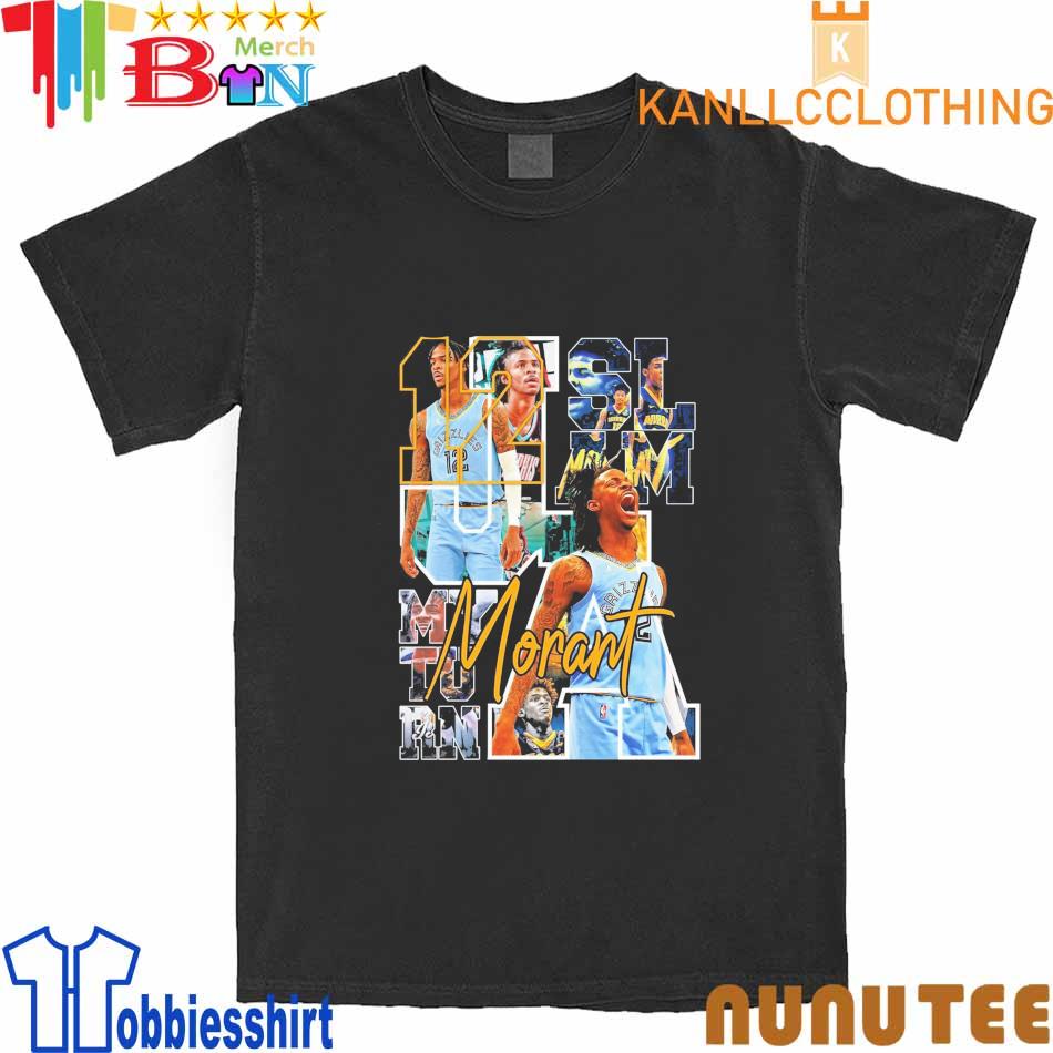 Vintage 90s Basketball Bootleg Style T-shirt Ja Morant 