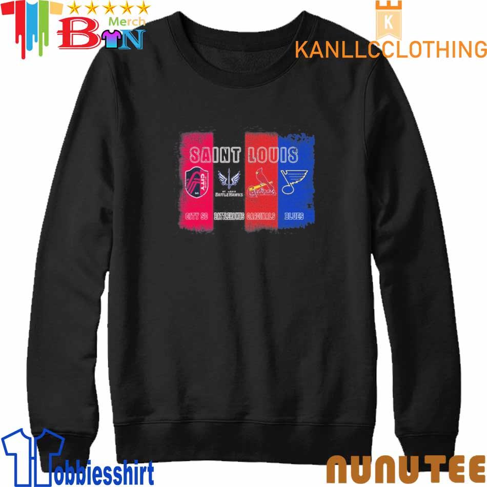 Saint Louis City SC Battlehawks Cardinals Blues shirt, hoodie, sweater,  long sleeve and tank top