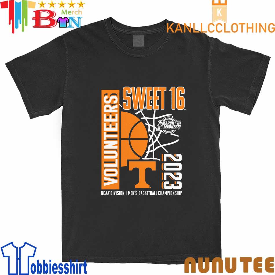 The Team Sports Tennessee Volunteers Sweet 16 March Madness 2023 shirt
